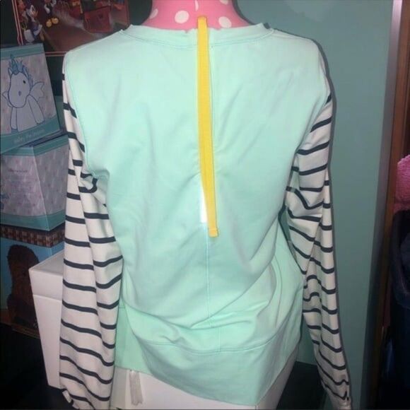 Lululemon Seawheeze crew fresh teal angel wing 4